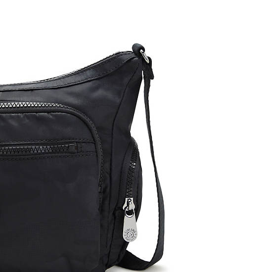 Sacs Crossbody Kipling Gabbie Small Noir Camouflage | FR 2076WN